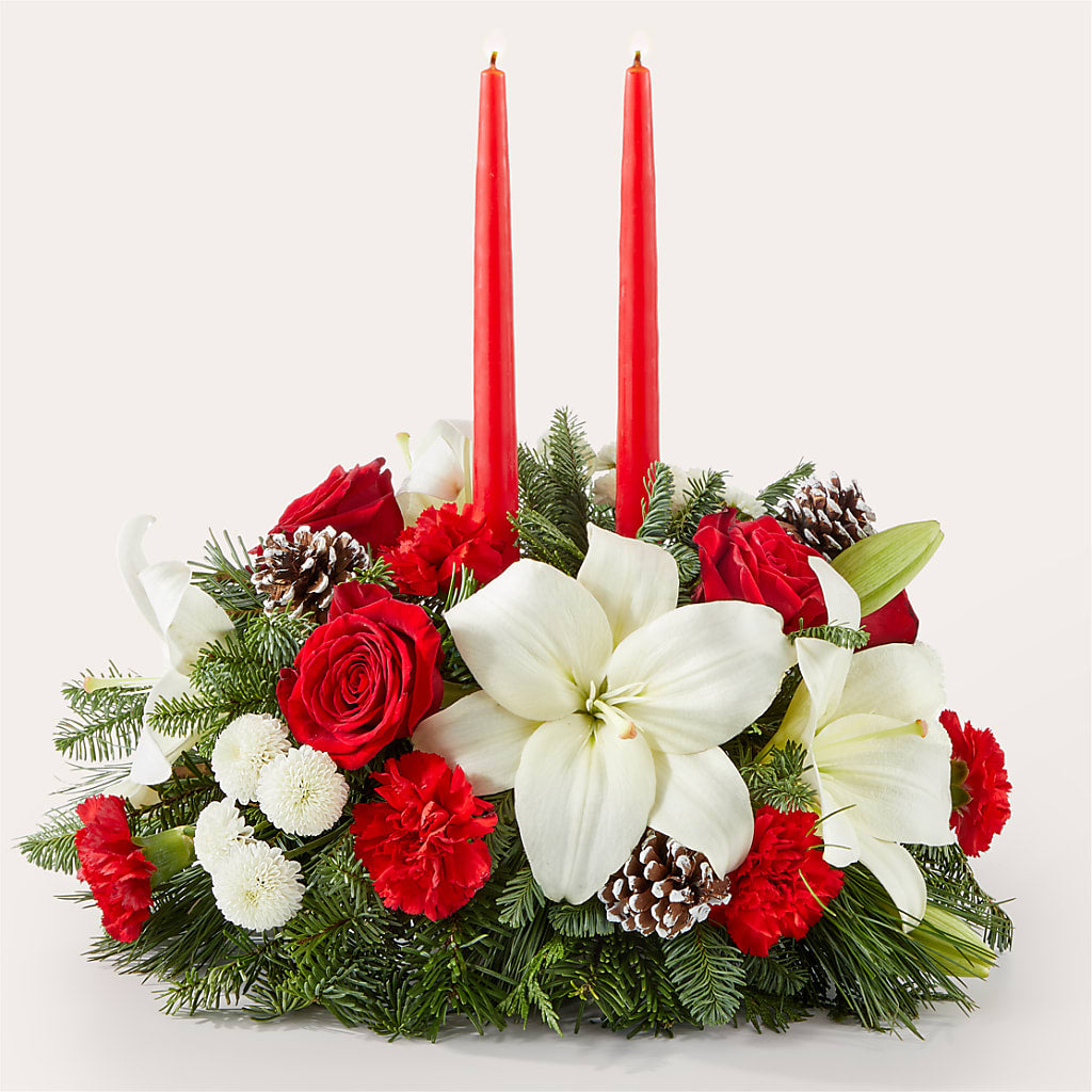 Seasonal Festivities Centerpiece –  Awesome Blossom Flowers And Gifts, Citrus Heights CA