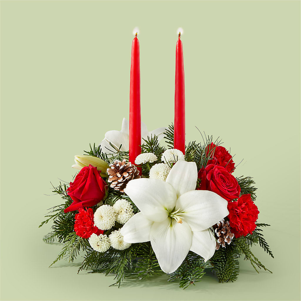 Seasonal Festivities Centerpiece –  Awesome Blossom Flowers And Gifts, Citrus Heights CA