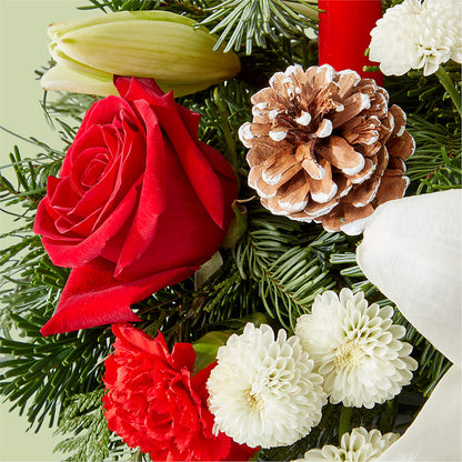 Seasonal Festivities Centerpiece –  Awesome Blossom Flowers And Gifts, Citrus Heights CA