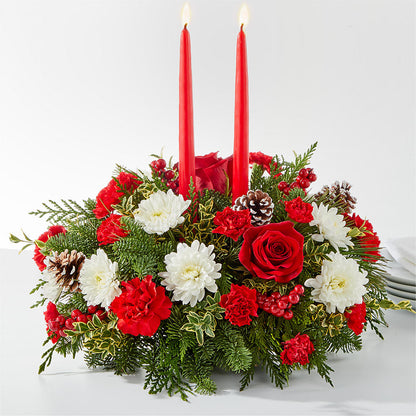 Holiday Soiree Centerpiece –  Awesome Blossom Flowers And Gifts, Citrus Heights CA