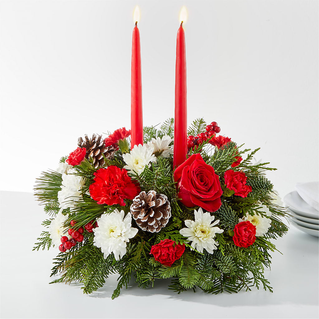 Holiday Soiree Centerpiece –  Awesome Blossom Flowers And Gifts, Citrus Heights CA