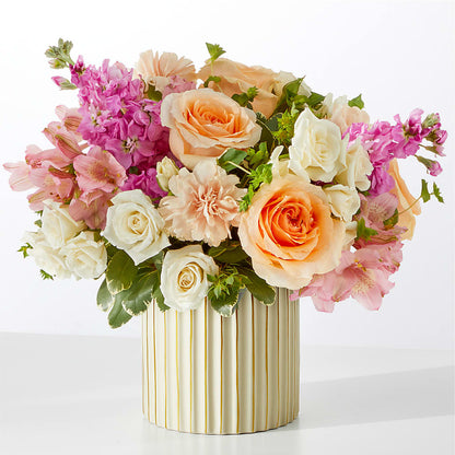 Paradise Bouquet with Ivory Vase –  Awesome Blossom Flowers And Gifts, Citrus Heights CA