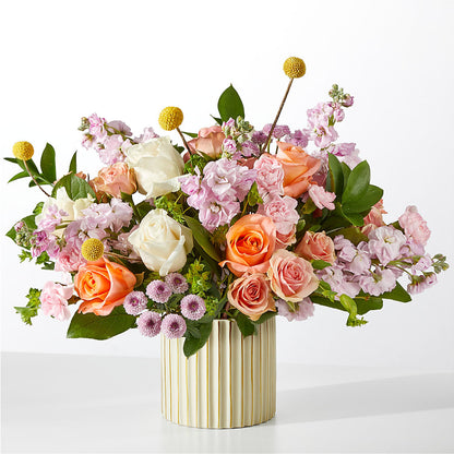 French Market Bouquet with Ivory Vase –  Awesome Blossom Flowers And Gifts, Citrus Heights CA