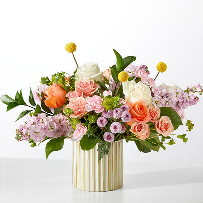 French Market Bouquet with Ivory Vase –  Awesome Blossom Flowers And Gifts, Citrus Heights CA