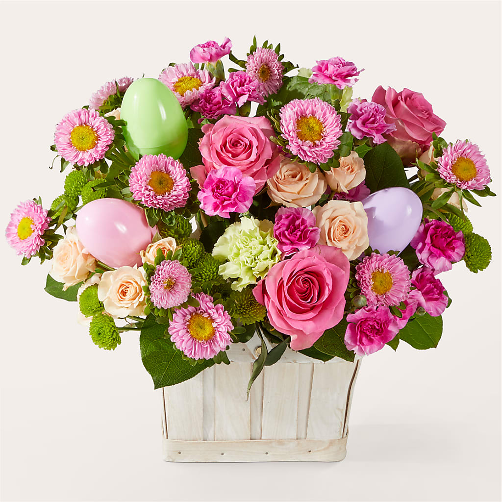 Get Eggcited Basket –  Awesome Blossom Flowers And Gifts, Citrus Heights CA