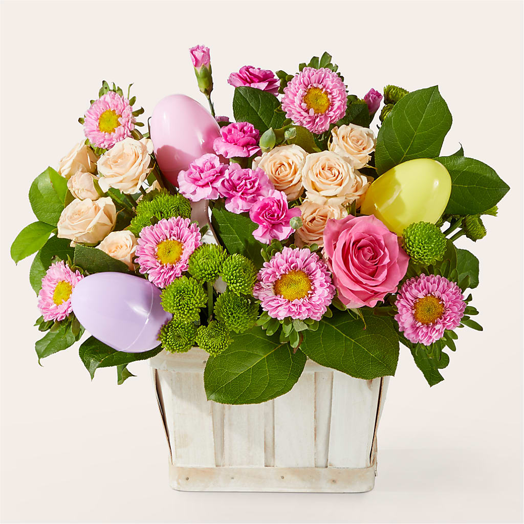 Get Eggcited Basket –  Awesome Blossom Flowers And Gifts, Citrus Heights CA