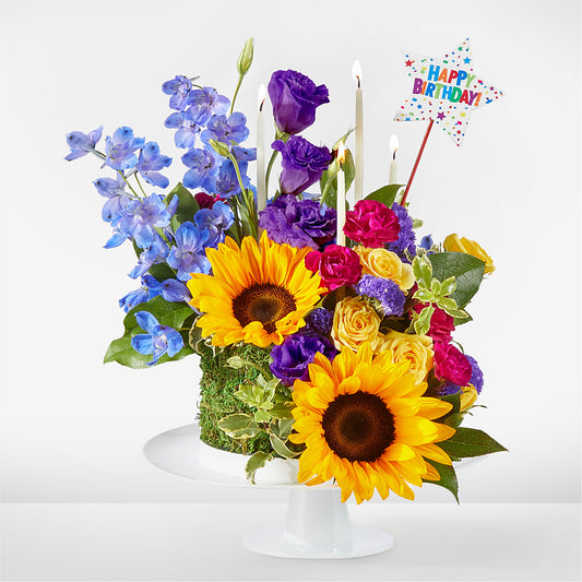 Star of the Day Floral Cake –  Awesome Blossom Flowers And Gifts, Citrus Heights CA