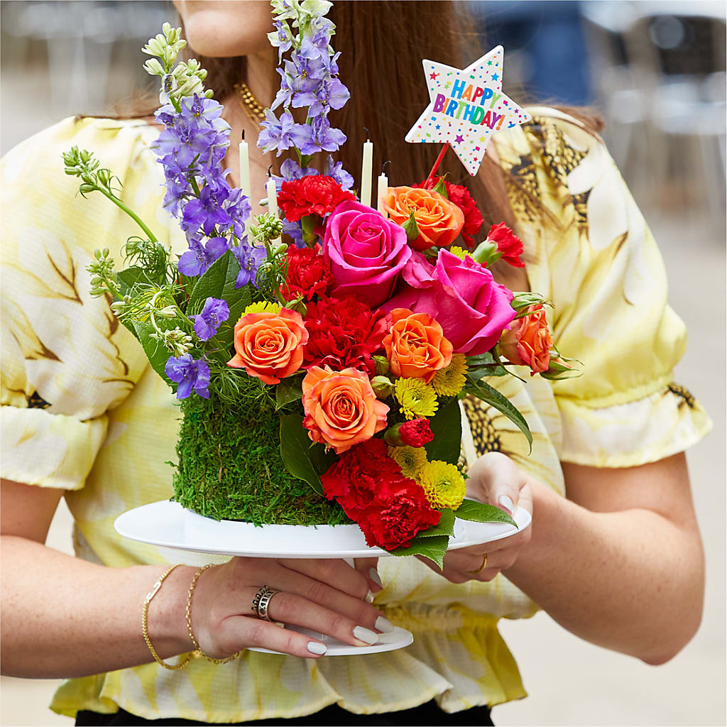 Best Year Yet Floral Cake –  Awesome Blossom Flowers And Gifts, Citrus Heights CA
