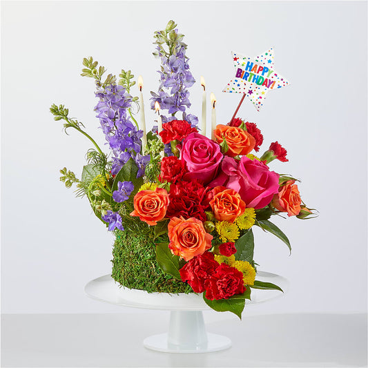 Best Year Yet Floral Cake –  Awesome Blossom Flowers And Gifts, Citrus Heights CA