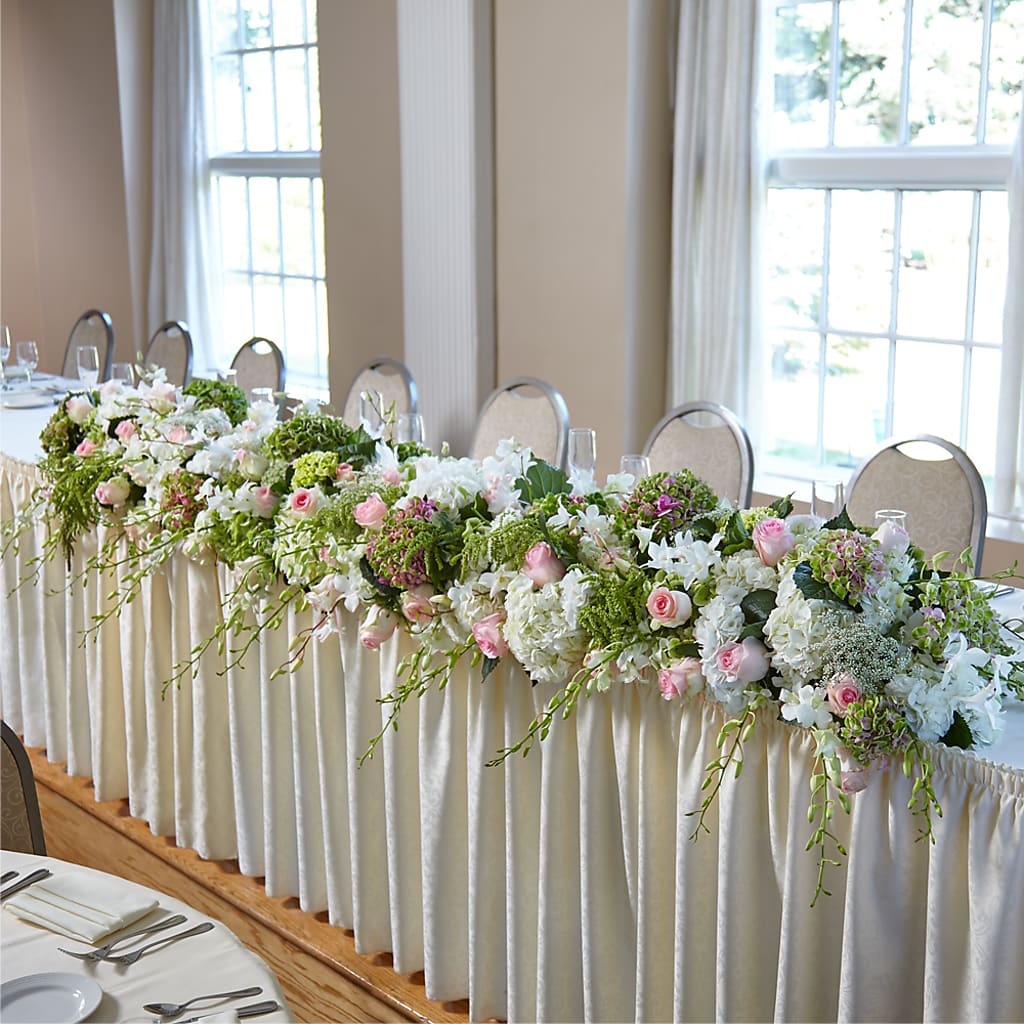 State of Joy Head Table Arrangement –  Awesome Blossom Flowers And Gifts, Citrus Heights CA