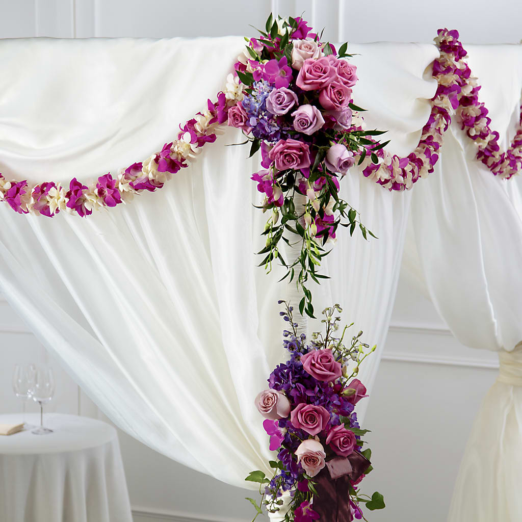 Color & Light Chuppah Decor –  Awesome Blossom Flowers And Gifts, Citrus Heights CA
