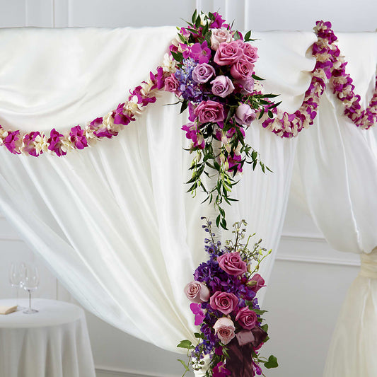 Color & Light Chuppah Decor –  Awesome Blossom Flowers And Gifts, Citrus Heights CA