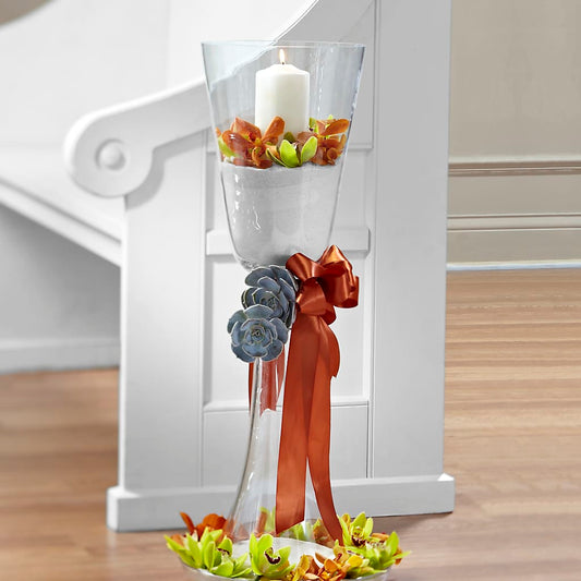 Matrimony Pew Decor –  Awesome Blossom Flowers And Gifts, Citrus Heights CA