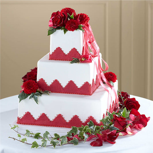 Forever Happiness Cake Decor –  Awesome Blossom Flowers And Gifts, Citrus Heights CA